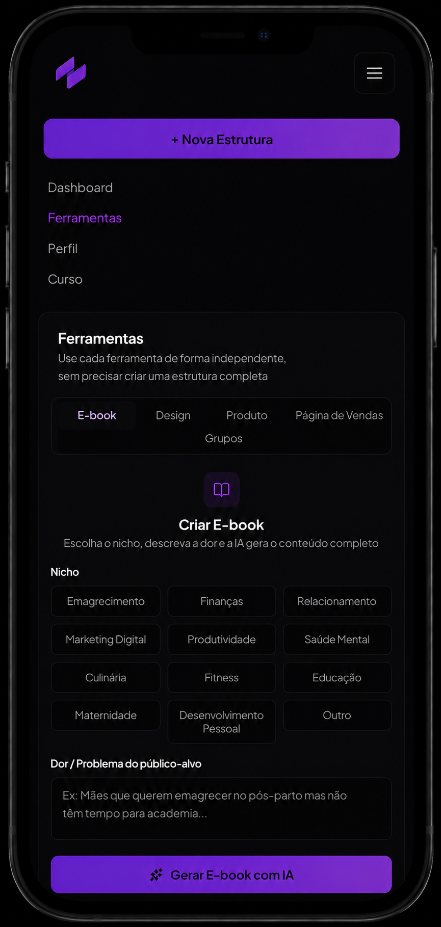 Dashboard Mobile